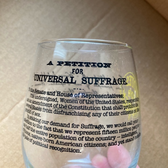 Wine Glasses - Well Told Stemless Wine Glass Set of 4 “Women’s History” - Picture 13 of 15